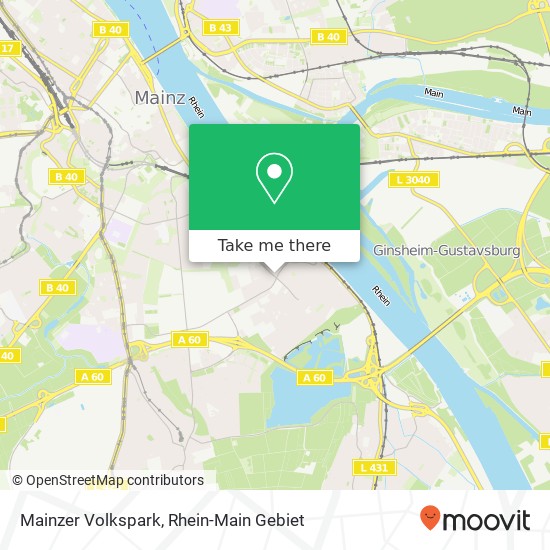 Mainzer Volkspark map