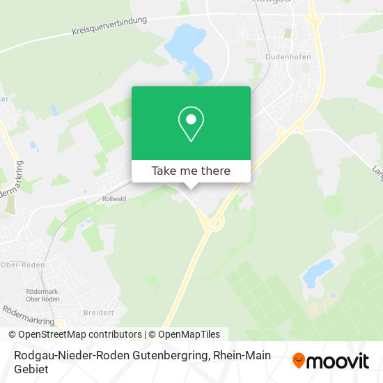 Карта Rodgau-Nieder-Roden Gutenbergring