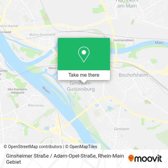 Карта Ginsheimer Straße / Adam-Opel-Straße