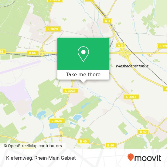 Kiefernweg map