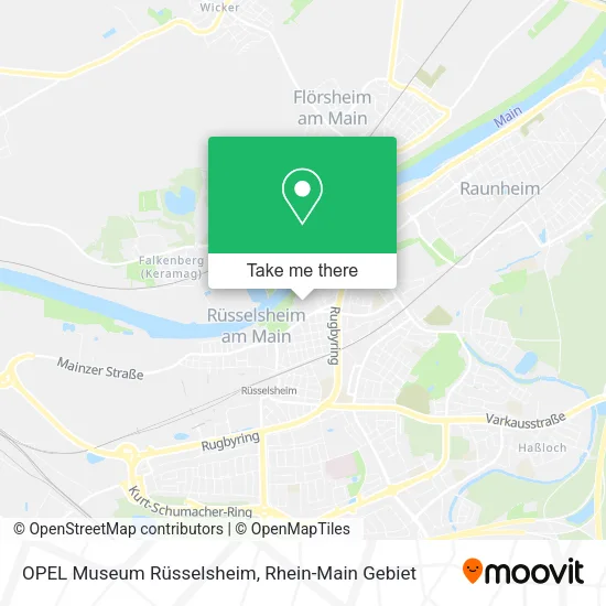 Карта OPEL Museum Rüsselsheim