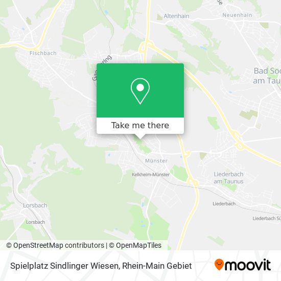 Карта Spielplatz Sindlinger Wiesen