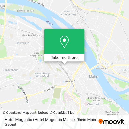 Hotel Moguntia (Hotel Moguntia Mainz) map