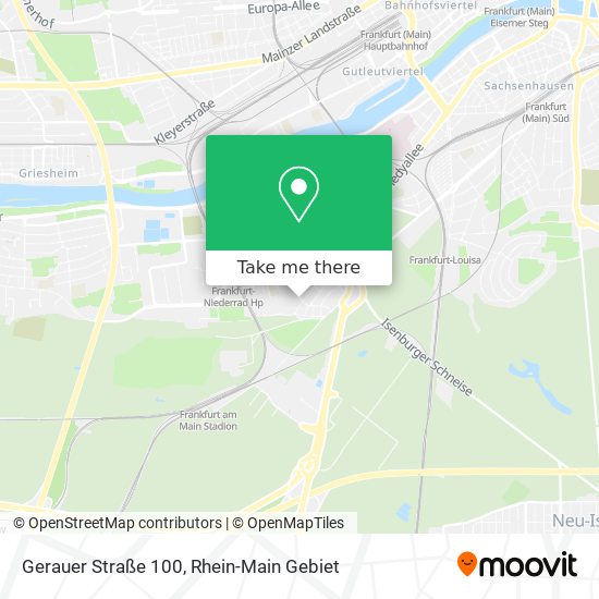 Gerauer Straße 100 map