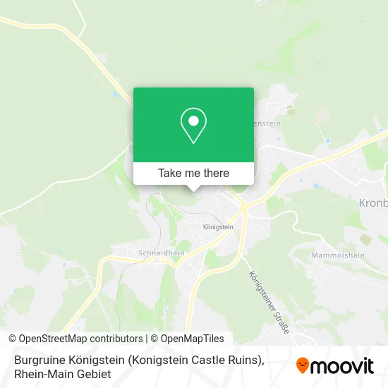 Карта Burgruine Königstein (Konigstein Castle Ruins)
