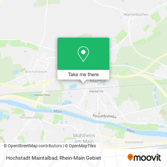 Карта Hochstadt Maintalbad