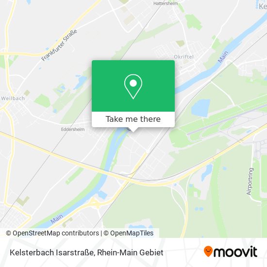 Kelsterbach Isarstraße map