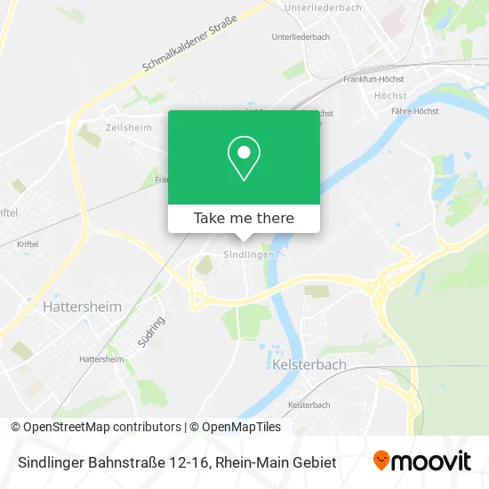Карта Sindlinger Bahnstraße 12-16