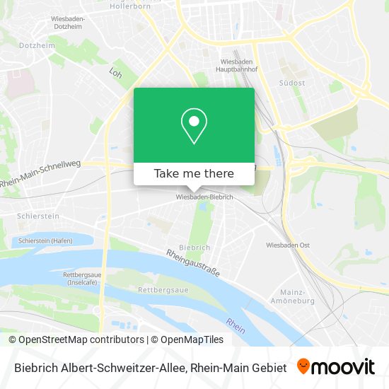 Карта Biebrich Albert-Schweitzer-Allee