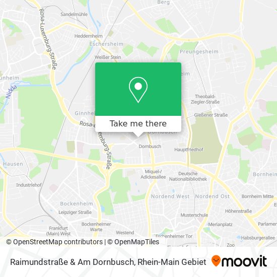 Raimundstraße & Am Dornbusch map