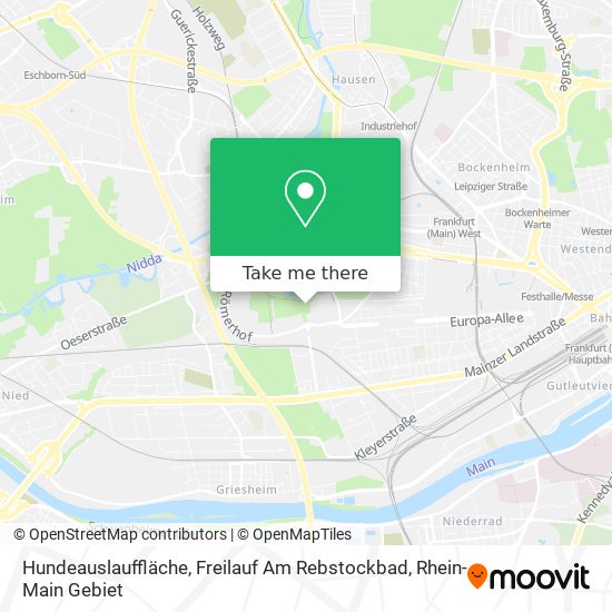 Hundeauslauffläche, Freilauf Am Rebstockbad map