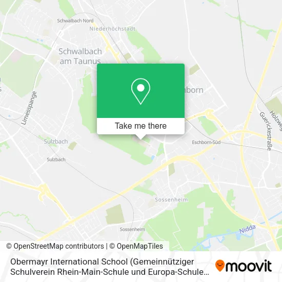 Obermayr International School map