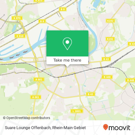 Suare Lounge Offenbach map