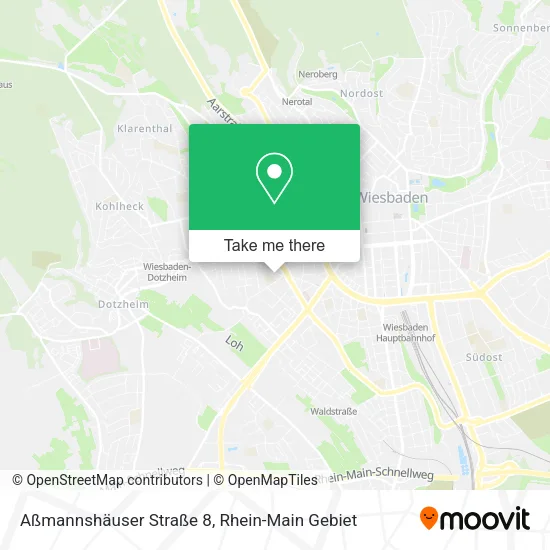 Карта Aßmannshäuser Straße 8