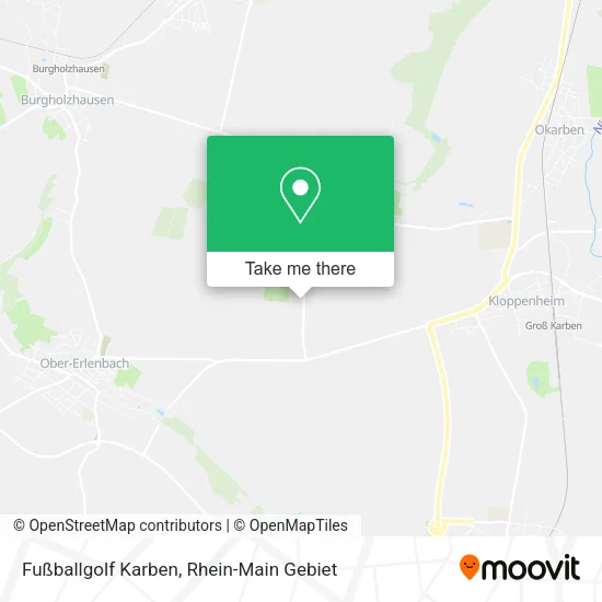 Карта Fußballgolf Karben