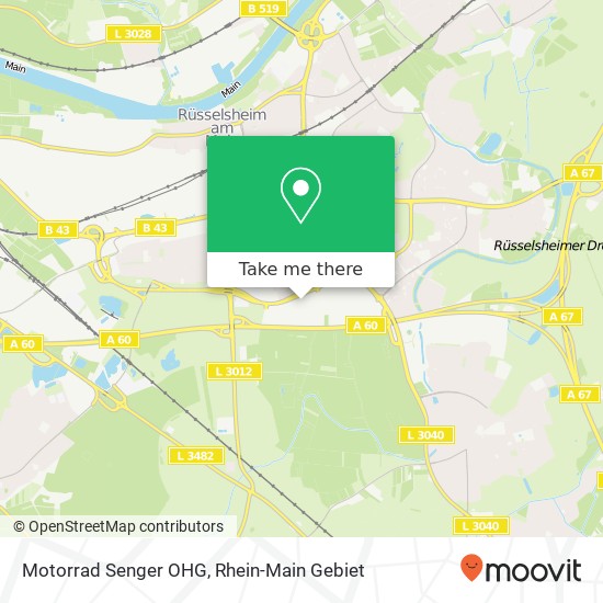 Motorrad Senger OHG map