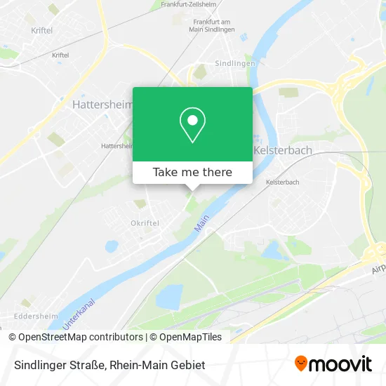 Карта Sindlinger Straße