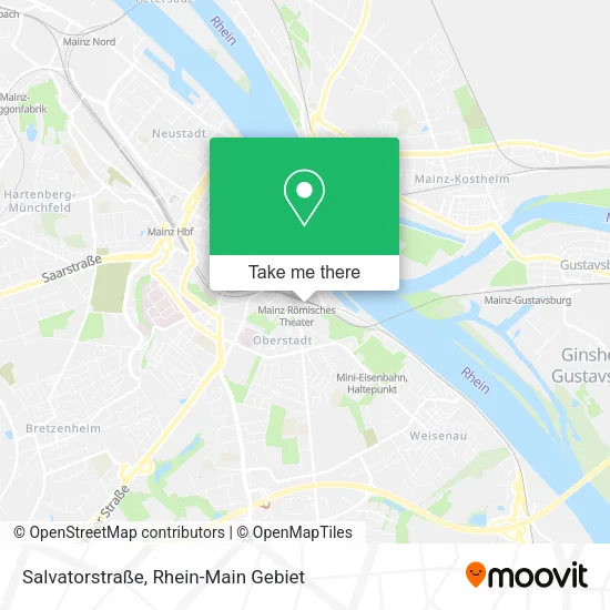 Карта Salvatorstraße