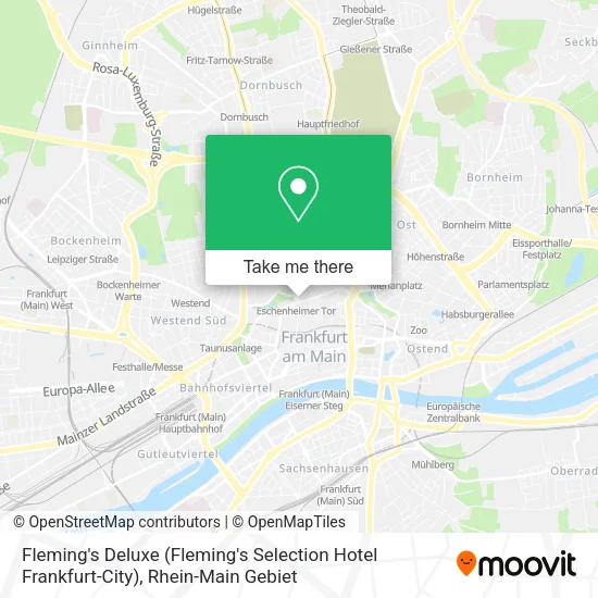 Карта Fleming's Deluxe (Fleming's Selection Hotel Frankfurt-City)