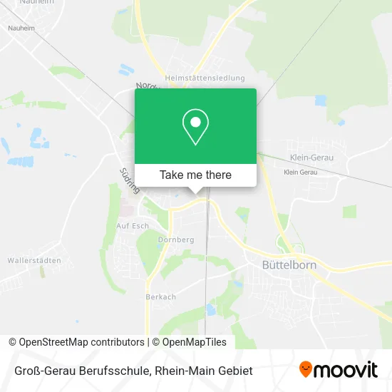 Groß-Gerau Berufsschule map