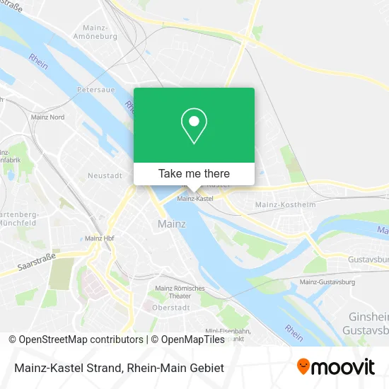 Карта Mainz-Kastel Strand