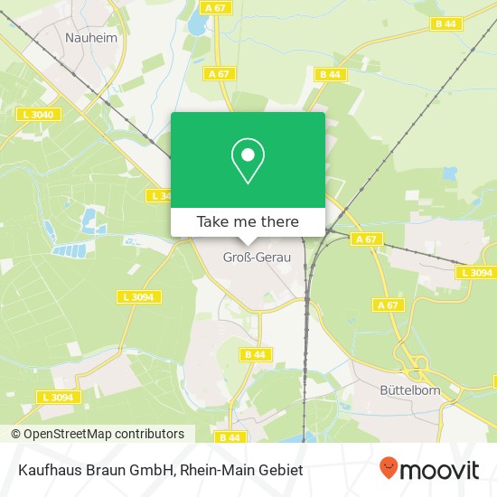 Kaufhaus Braun GmbH map