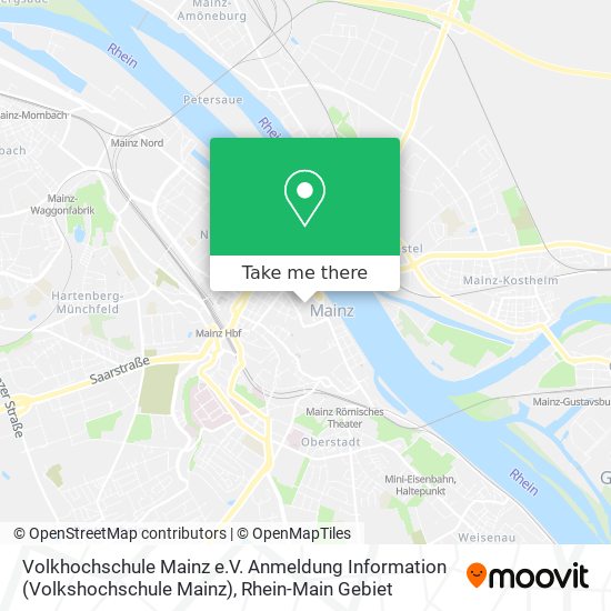 Volkhochschule Mainz e.V. Anmeldung Information (Volkshochschule Mainz) map