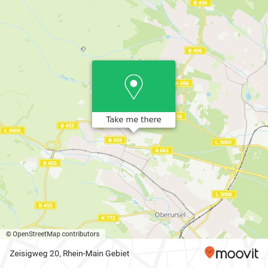 Zeisigweg 20 map