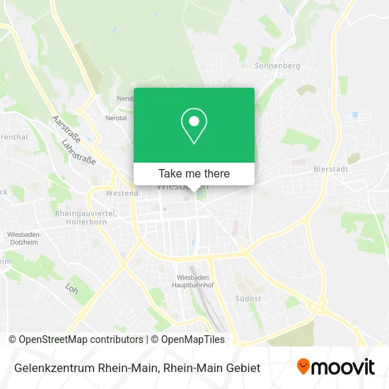 Карта Gelenkzentrum Rhein-Main