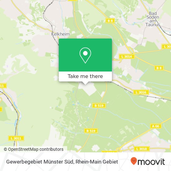 Карта Gewerbegebiet Münster Süd