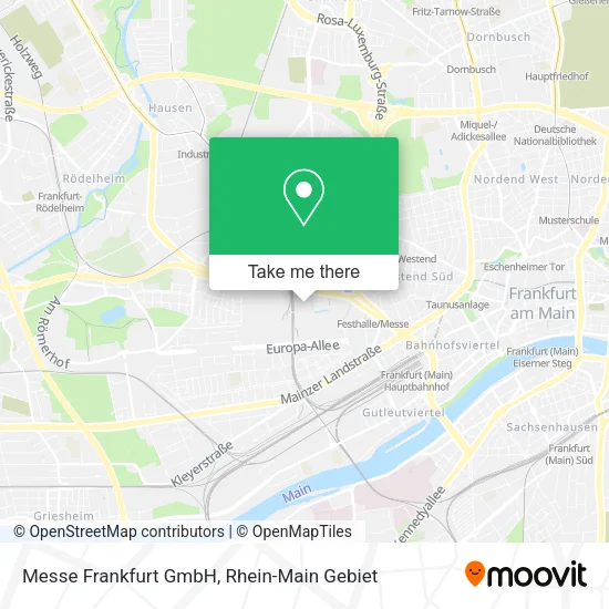 Карта Messe Frankfurt GmbH
