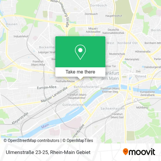 Карта Ulmenstraße 23-25