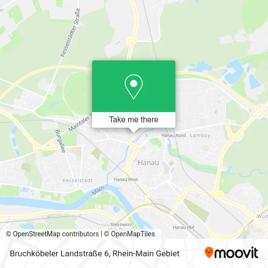 Карта Bruchköbeler Landstraße 6