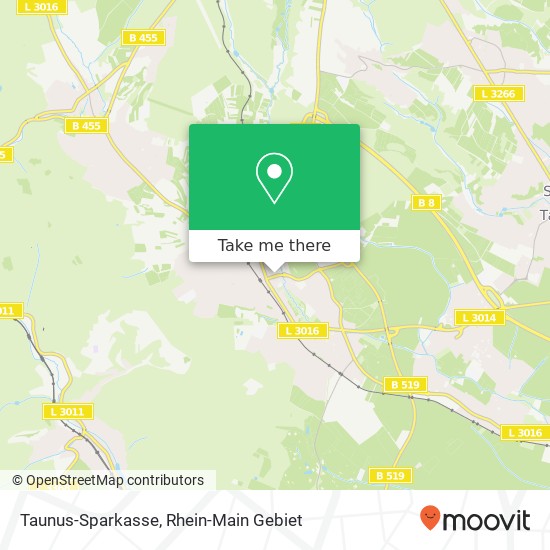 Taunus-Sparkasse map