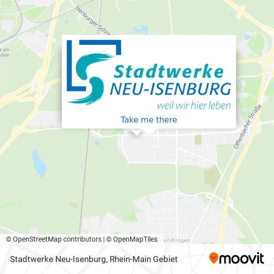 Карта Stadtwerke Neu-Isenburg