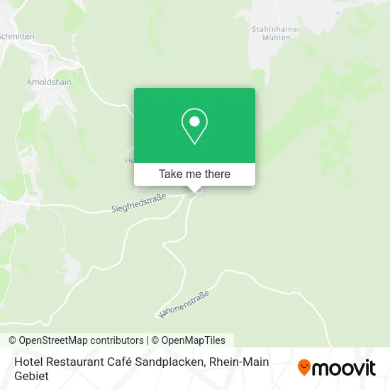 Карта Hotel Restaurant Café Sandplacken