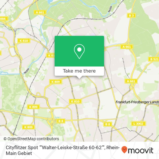 Cityflitzer Spot ""Walter-Leiske-Straße 60-62"" map