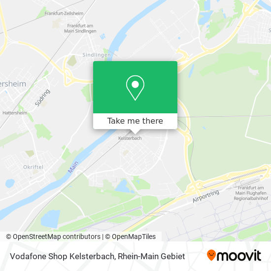 Карта Vodafone Shop Kelsterbach