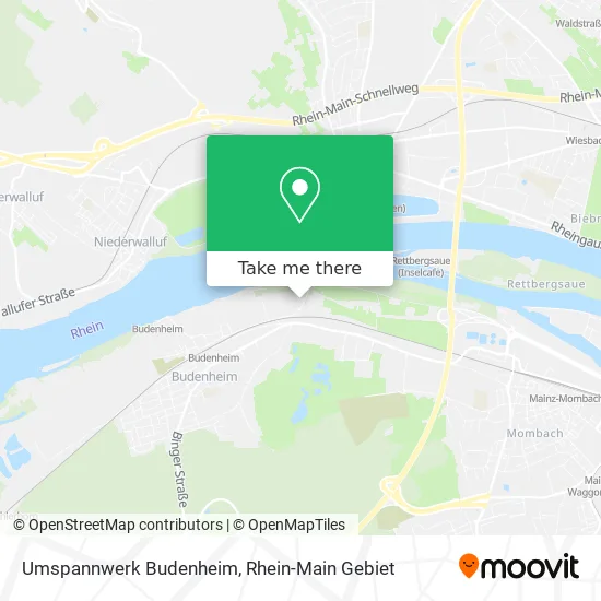 Карта Umspannwerk Budenheim