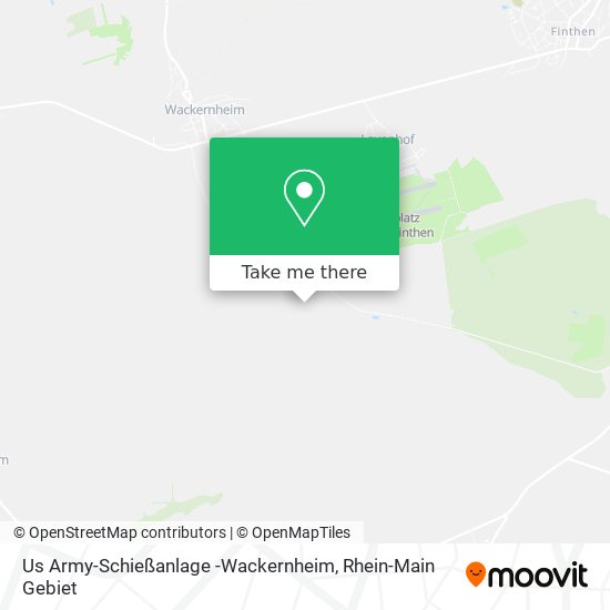 Карта Us Army-Schießanlage -Wackernheim
