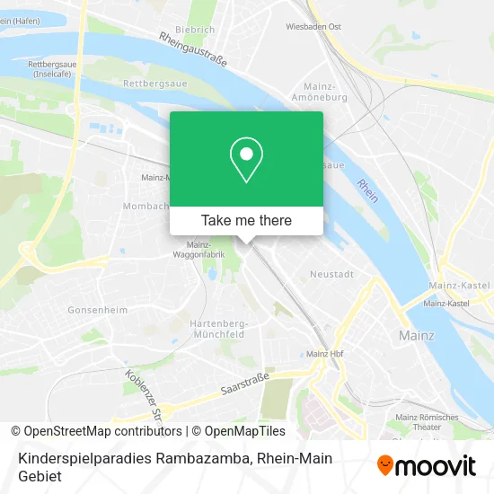 Карта Kinderspielparadies Rambazamba