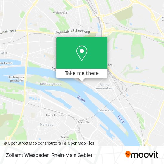 Карта Zollamt Wiesbaden