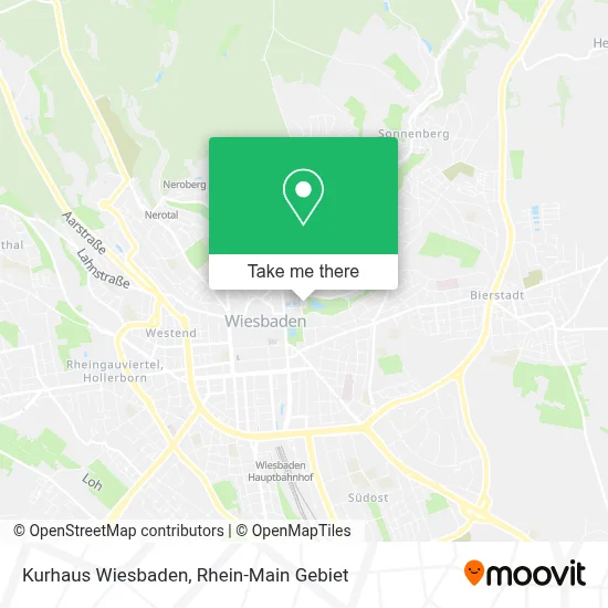Kurhaus Wiesbaden map
