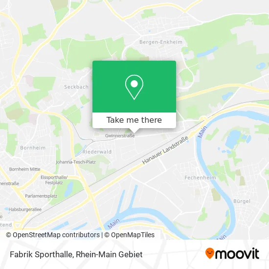 Карта Fabrik Sporthalle