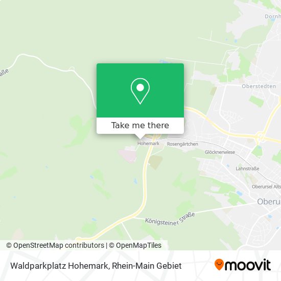 Карта Waldparkplatz Hohemark