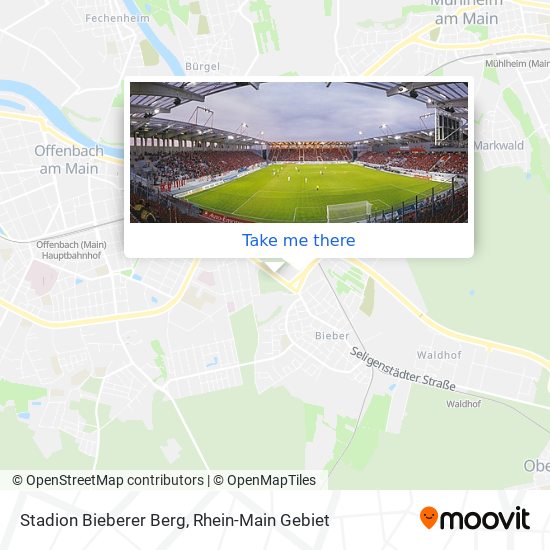 Stadion Bieberer Berg map