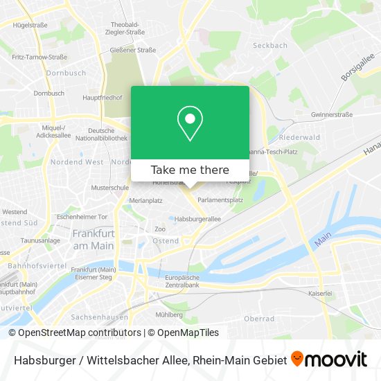 Habsburger / Wittelsbacher Allee map