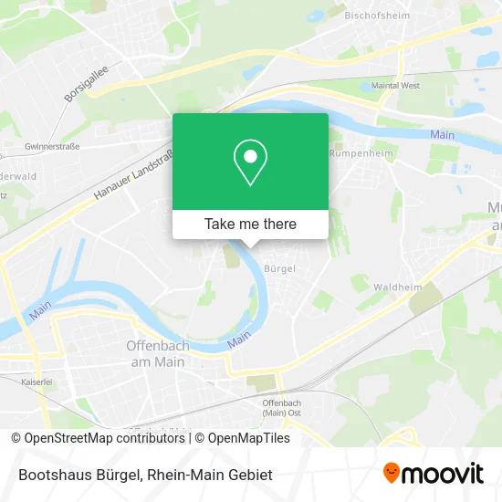 Карта Bootshaus Bürgel