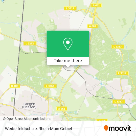 Weibelfeldschule map