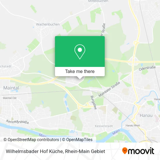 Карта Wilhelmsbader Hof Küche